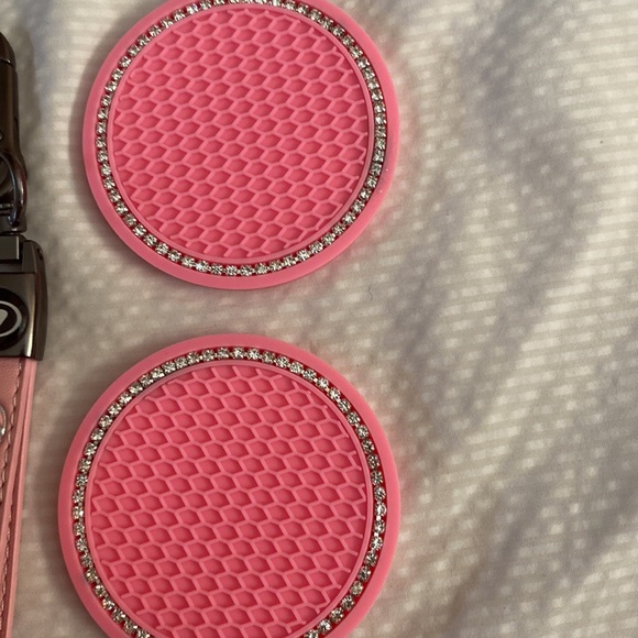 Pink Lexus 2019 RX/NX key fob case and cup holder inserts - Picture 3 of 3